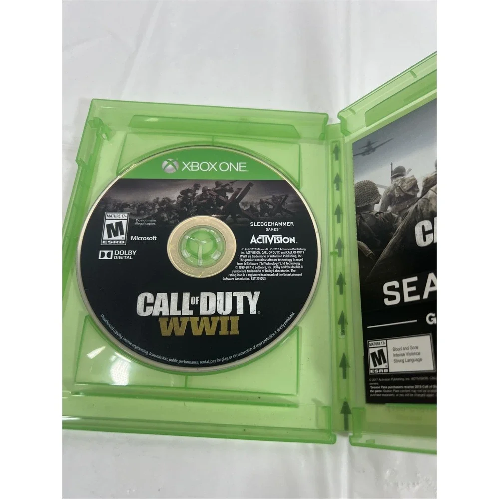 Microsoft XBox One Call of Duty: WWII. Rated M‎